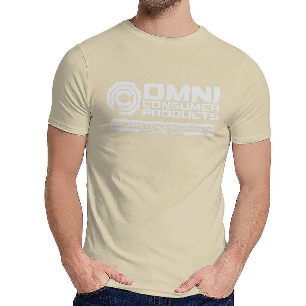 Round Collar Science Fiction Film Robocop Ocp Omnicorp Security Concepts T Shirt Popular Man Pure Cotton