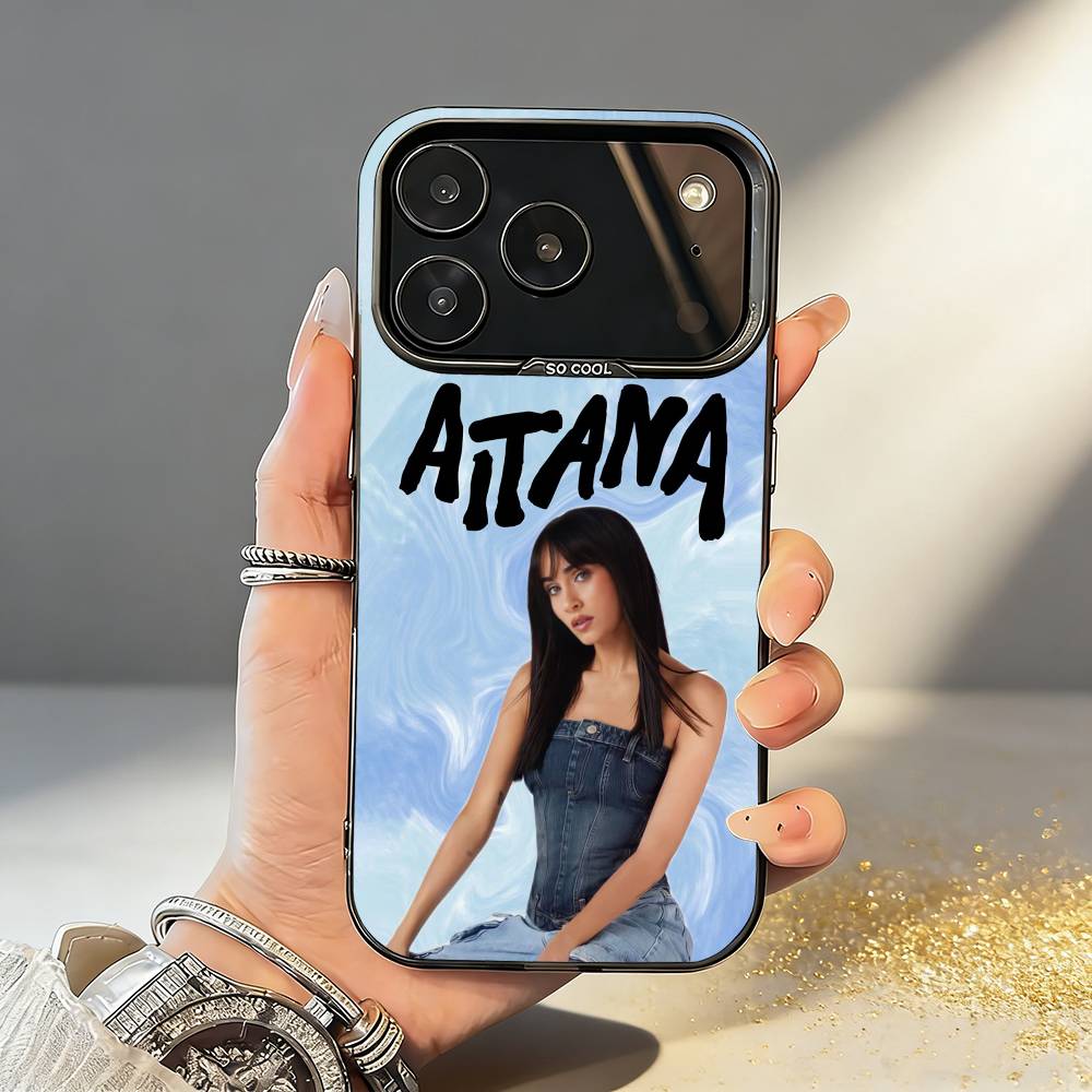 Singer A-Aitana CUARTO AZUL Phone Case For iPhone17,16,15,14,13,12,11,Pro,MAX Gray Matte Silicone Black Cover