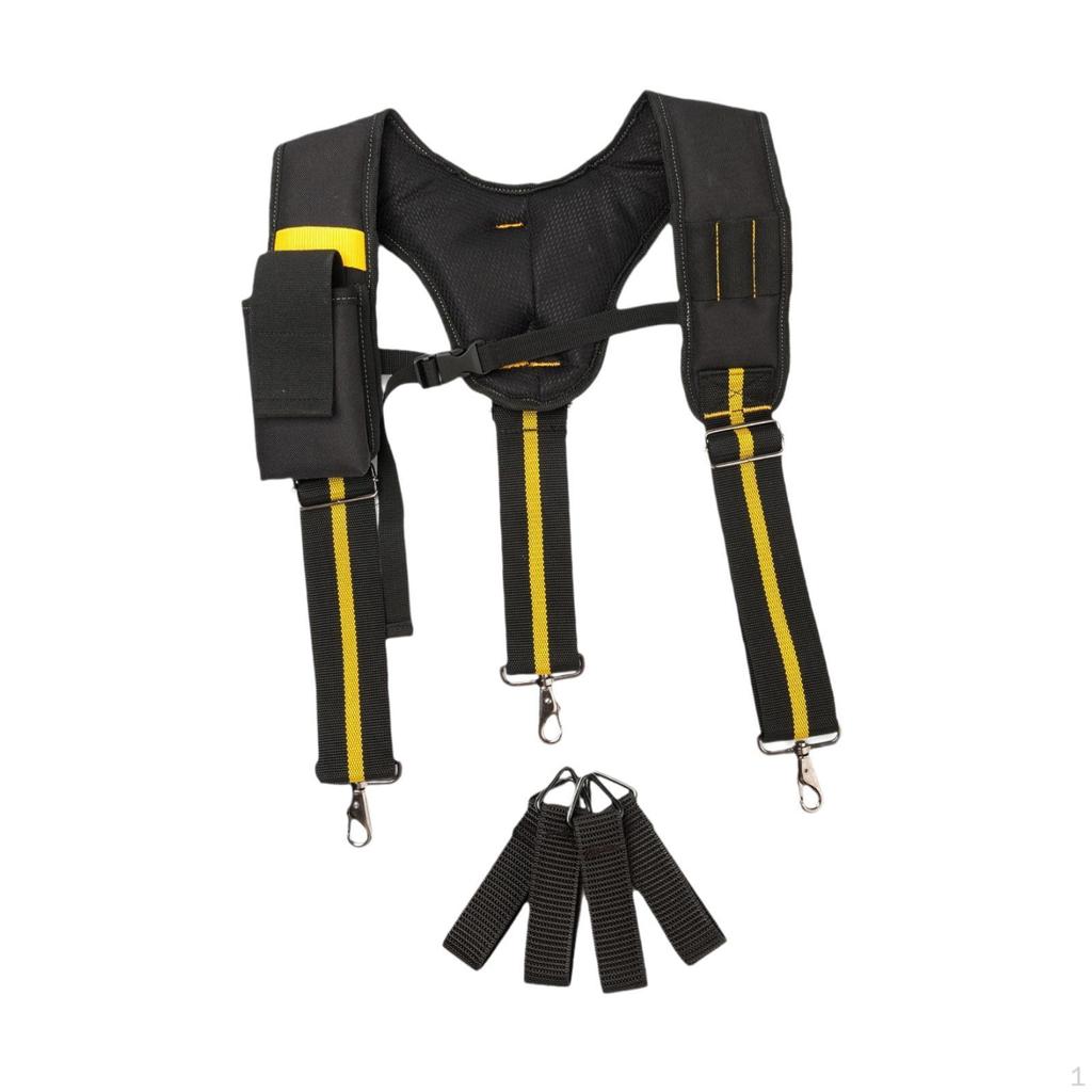 Tool Belt Suspender Duty Harness Strap Equipment Pouch Work for