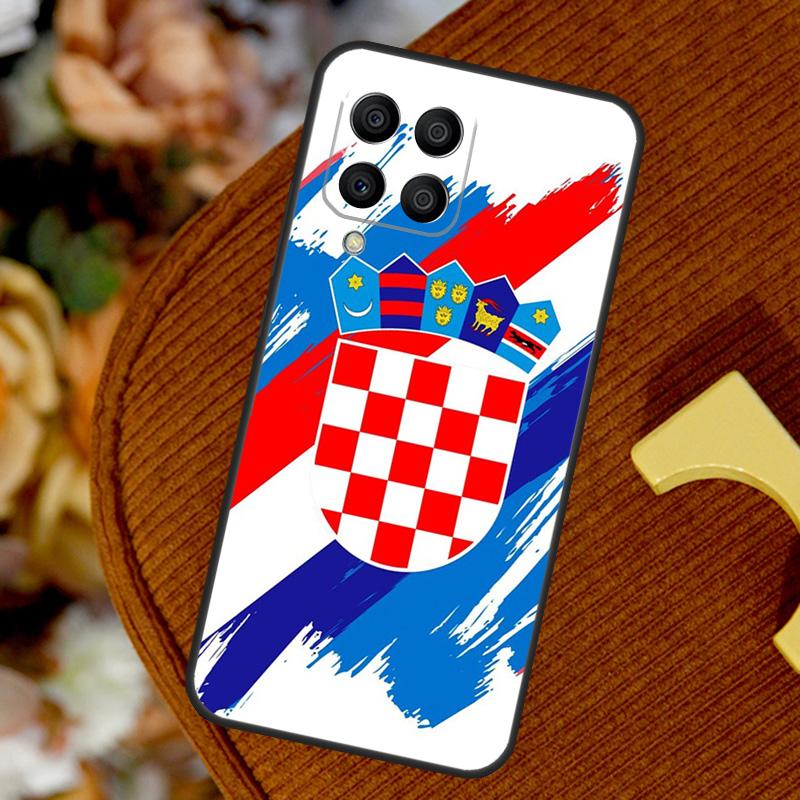 Croatia flag For Samsung Galaxy M14 M34 M54 M12 M32 M52 M53 M33 M13 M20 M15 M55 M31s M30s M21 M51 Case