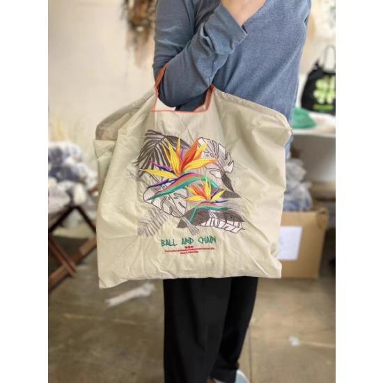 Embroidery Shopping Bag Women'S Fashion Niche Large Capacity Shoulder Bag Tide