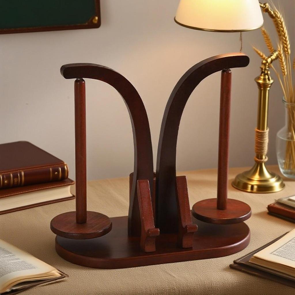 Вращающийся держатель для клубка пряжи Инструменты для вязания спицами Вязание крючком Стойка для хранения клубка пряжи Легкий магнитный держатель для катушек ниток Прялка для шерсти