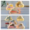 DIY Tulip Night Lights Cloud Shape Mirror Simulation Flower Sleeping Table Lamp for Home Bedroom PartyDecoration Birthday Gifts