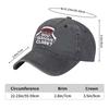 Clark Print Washed Baseball Cap Unisex Adjustable Lightweight Casual Outdoor Hat For Men Daily Commuting Fathers Day