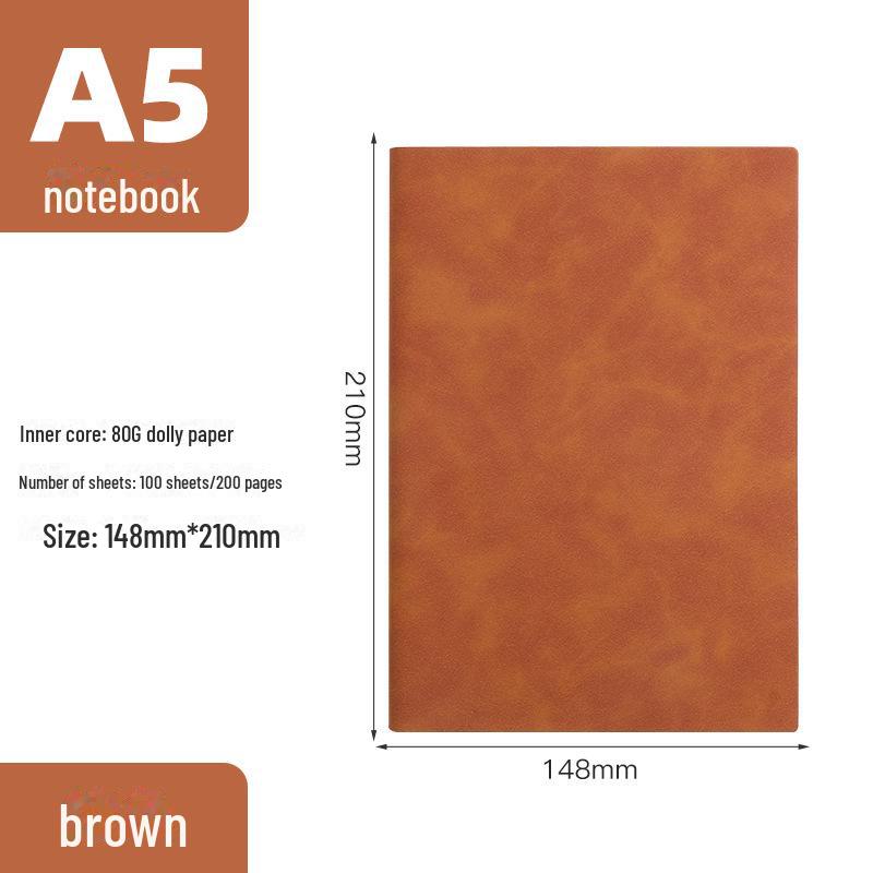 Индивидуальный набор блокнотов B5 Luxury из овчины с магнитной застежкой — идеально подходит для деловых встреч и использования в офисе