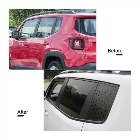 Декоративная накладка на треугольное боковое стекло автомобиля для Jeep Renegade 2016+ Аксессуары