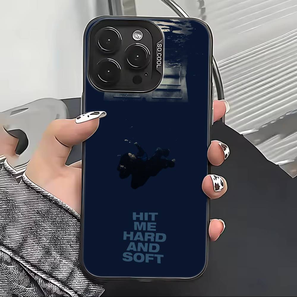 Чехол для телефона с изображением музыканта Билли Айлиш для iPhone 17,16,15,14,13,12,11 Plus,Pro Max,XS,Разноцветный Серебристый Чехол для телефона Funda Cover