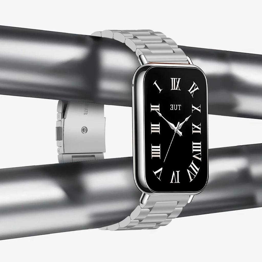 Ремешок из нержавеющей стали для Redmi Watch 4 Металлический роскошный браслет Запасной ремешок для часов для Xiaomi Mi Band 8 Pro Спортивный браслет Correa