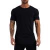 Do The Work Summer New Brand Running Basketball Gym Sports Bodybuilding Pure Cotton Solid Color O-neck Workout Black T Shirt
