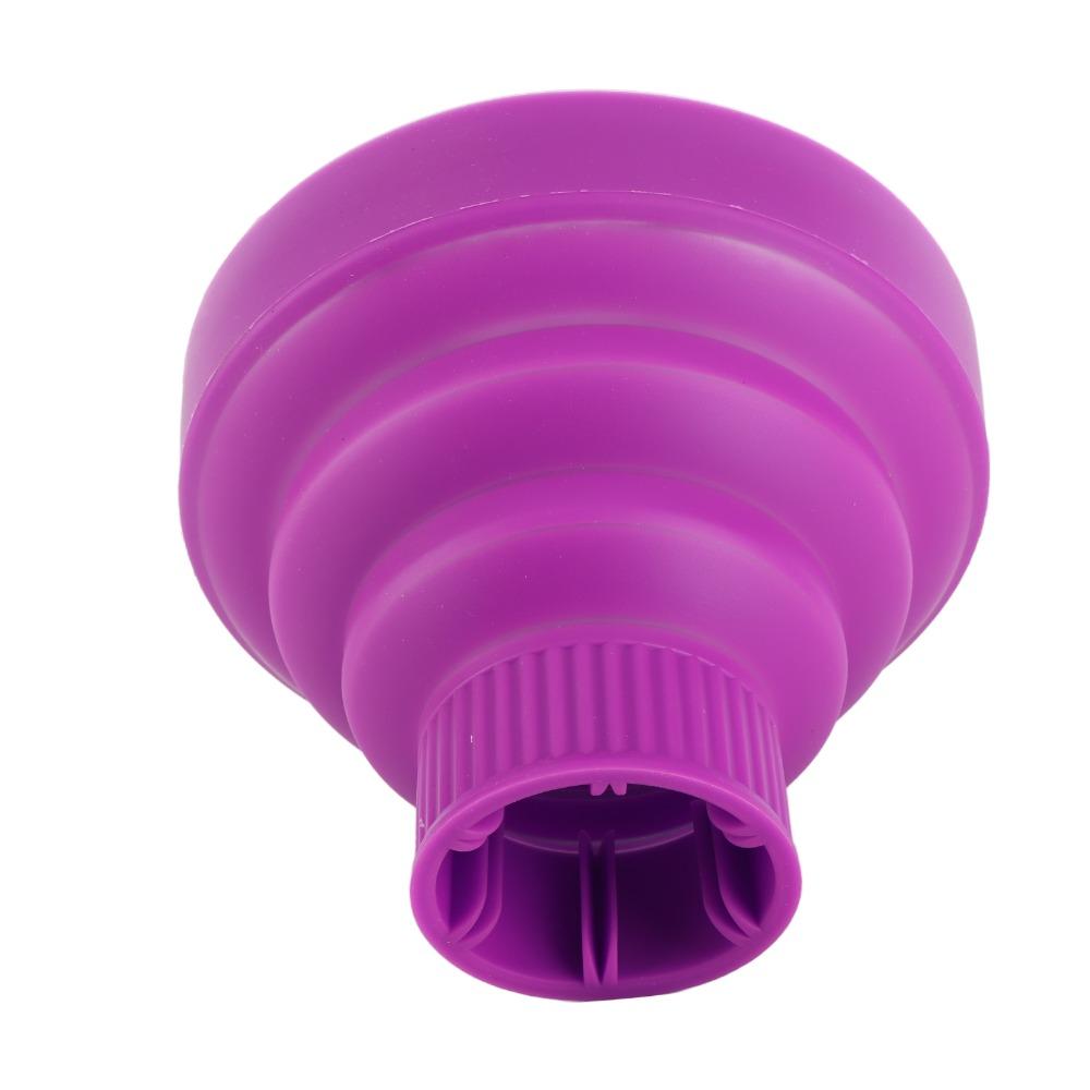 Portable Silicone Hair Diffuser Collapsible Design Folding Blow Dryer Diffuser For Curly Hair