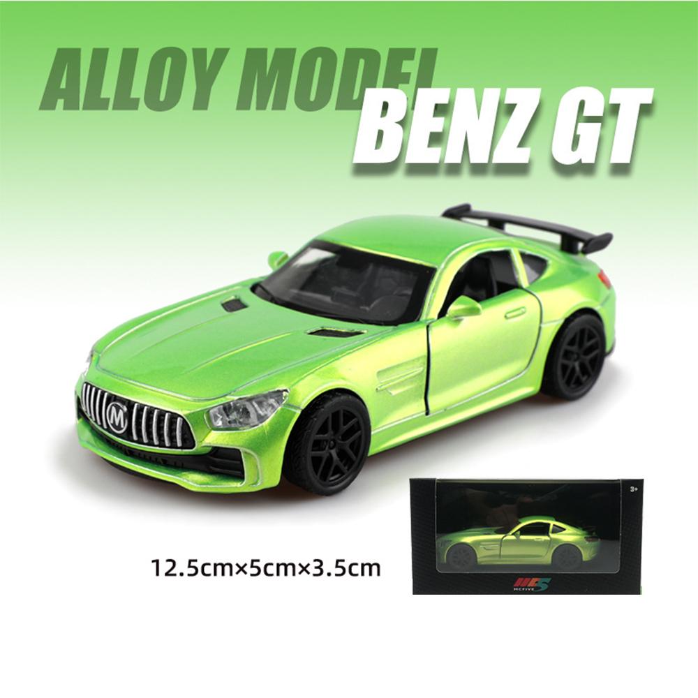 Масштаб 1/36, гоночный автомобиль Benz AMG GT из сплава, литая под давлением модель игрушечного моделирования, модели транспортных средств с откатным механизмом, игрушки для детской коллекции, подарки