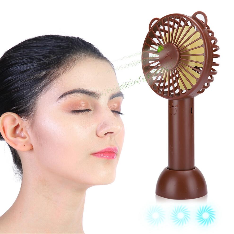 Handheld Fan For Personal Cooling, Powerful Wind Rechargeable Handheld Fan With 3 Speeds, USB Rechargeable Small Fan For Indoor Outdoor Use In Fresh