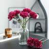 6 шт., искусственный шелковый цветок, искусственный цветок гвоздики, реалистичный, без полива, анти-выцветание, искусственный цветок, подарок на день матери, секс-одежда для взрослых