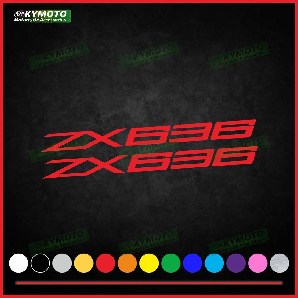 Для мотоцикла ZX636 ZX-636 аксессуары наклейки decoration fairing шлем топливный бак логотип двигателя светоотражающая водонепроницаемая наклейка