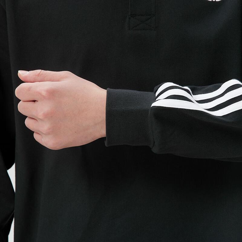 Adidas Men's Classic 3-Stripes Breathable Long-Sleeve Polo Shirt