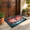 Floor Mat Soft Flannel Rug Non-Slip Absorbent Mat for Bathroom Bedroom Home Decor D-Destiny