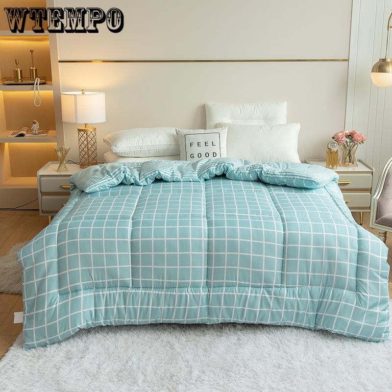 Роскошный комплект постельного белья в клетку Queen - устойчивый к пятнам, мягкий из микрофибры, легкий, дышащий, простой в уходе для любого сезона