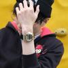 Casio Серия All Metal - Три глаза 200 м Водонепроницаемые Кварцевый механизм Стальной ремешок Японские и корейские часы Мужские;s Часы Золотые GM-6900G-9PR