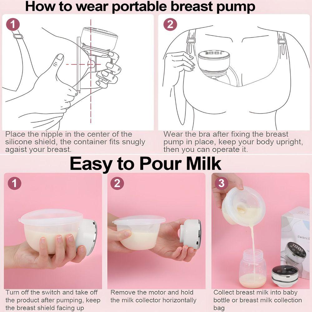 Silent Electric Breast Pump BPA-free Automatic Breast Pump Mother&Baby Supplies