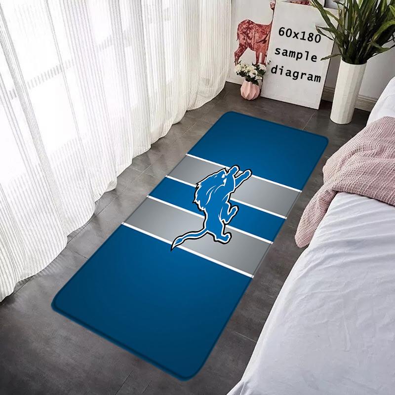 Entrance Doormat Balcony Rugs Living Room Carpet Foot Mats Bath Rug Detroit Lions Floor Mat Ideal Gifts Non-slip House Decors
