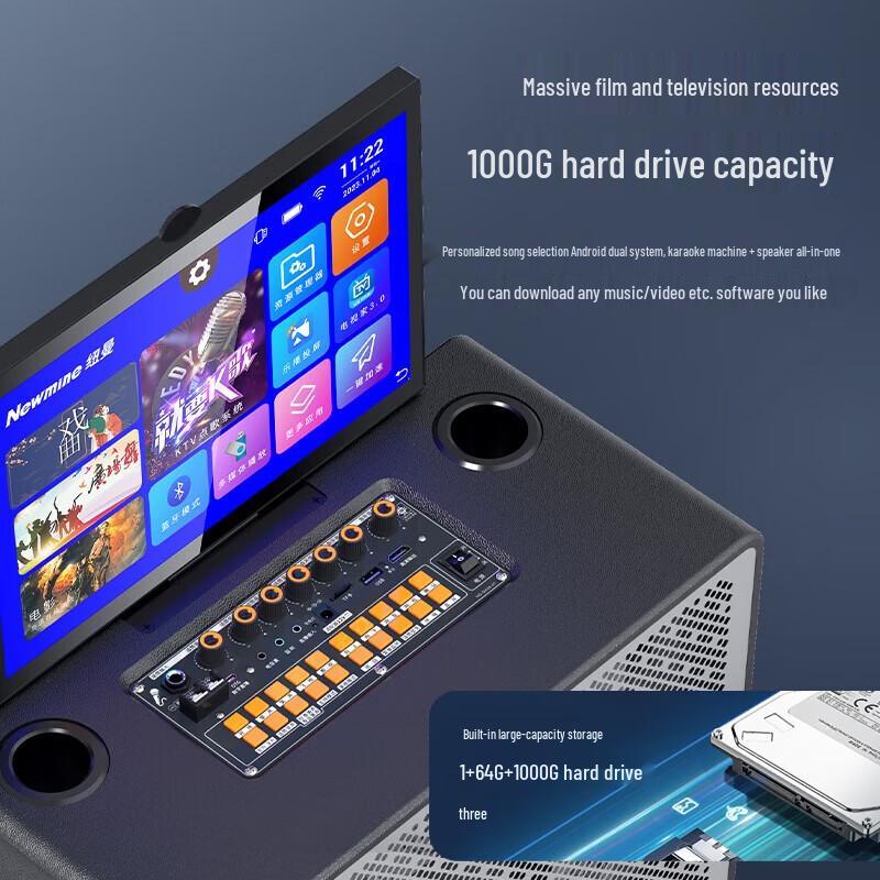 Newmine N526 All-in-One Karaoke Bluetooth Speaker System