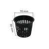 20 Pcs Hydroponic Colonization Mesh Pot Net Cup Basket Hydroponic Aeroponic Planting Grow Clone Nursery Plant Soilless