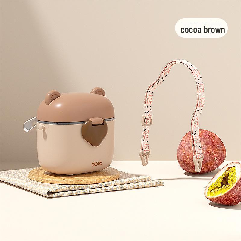 Портативная коробка для детского питания и сухого молока с отдельными слоями для использования на открытом воздухе