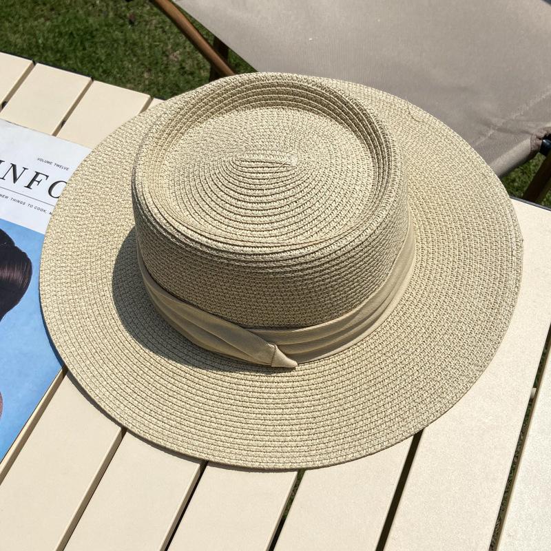 Женская соломенная шляпа весна-лето, дышащая, рыболовная шляпа, пляжная, солнцезащитная, для отдыха на пляже