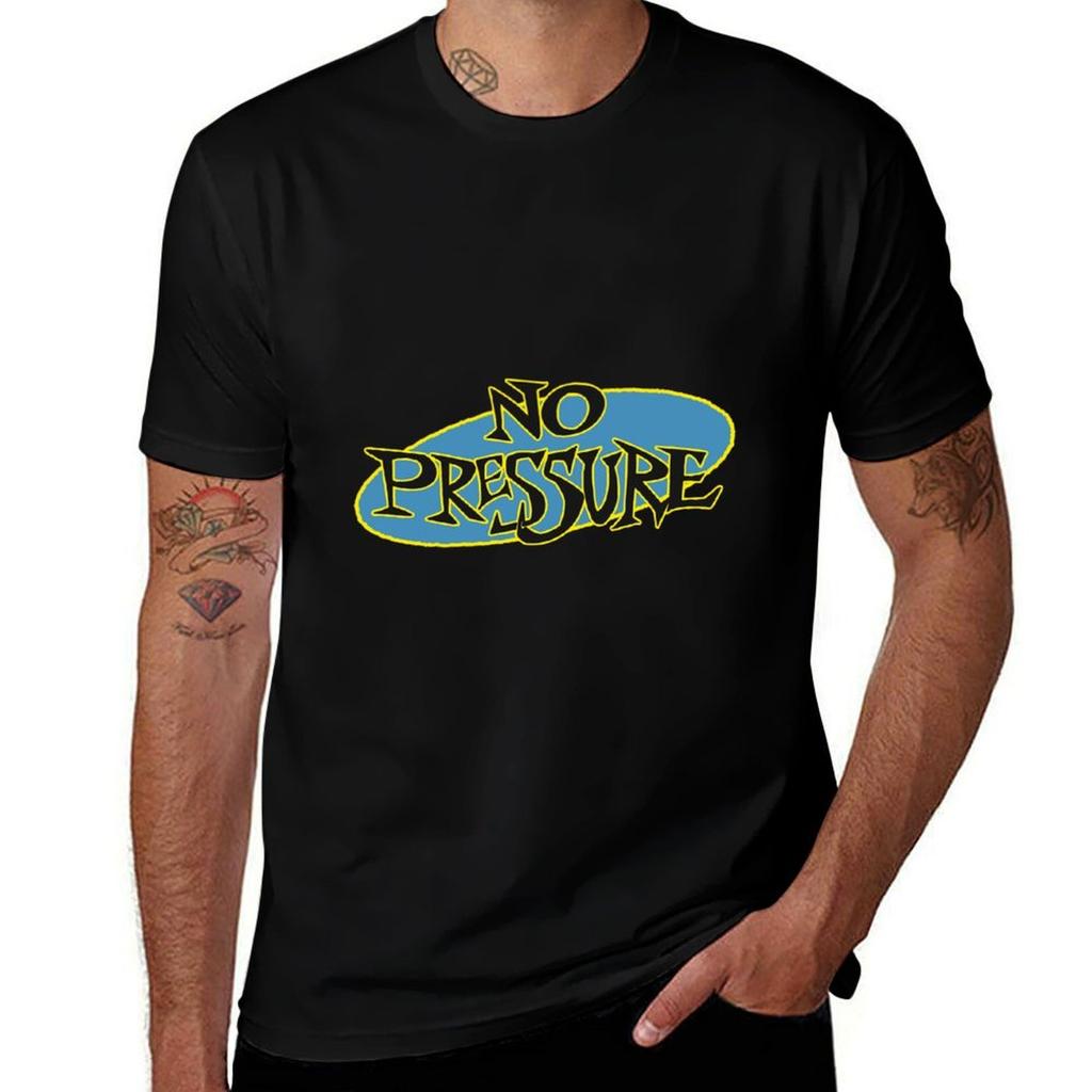FAN ART NO PRESSURE PUNX HARDCORE LOGO TShirt Work Wear Simple Tee Shirt