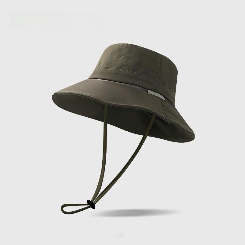 Outdoor Sun Protection Hat For Men Women With Wide Brim Breathable Ice Silk Summer Cap