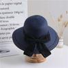 Summer Bowknot Decor Straw Hat Classic Simple Lightweight Sun Protection Hats Travel Seaside Outdoor for Women