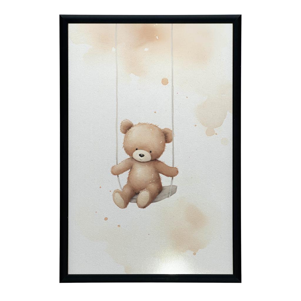 Miś Na Huśtawce Miś Na Huśtawce, 70X100 Cm, Bez Ramy, Papier Matowy 230 Gsm