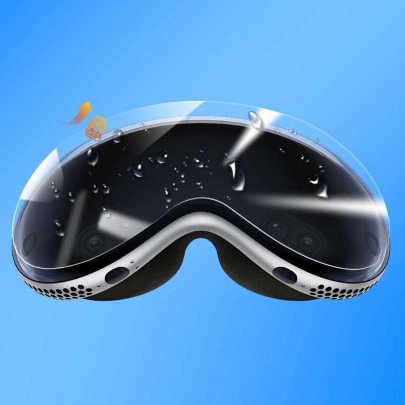 1 шт. Защитная пленка для линз из прозрачного стекла для очков Vision Pro MR, водонепроницаемая, с защитой от отпечатков пальцев и царапин
