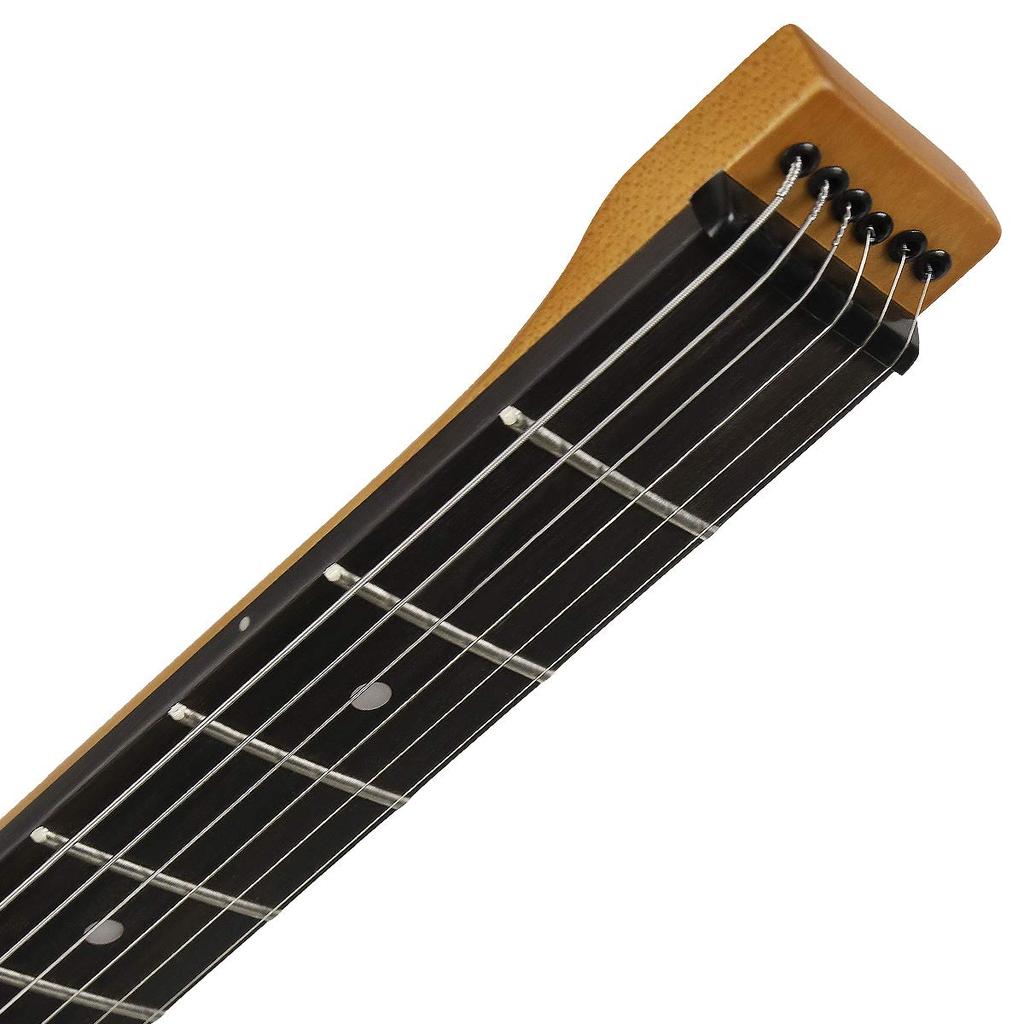 Anygig Portable Travel Electric with Gig Bag Guitar, 82cm, 1.6kg, Brown, 25.5" Full-Scale, Right-Handed,