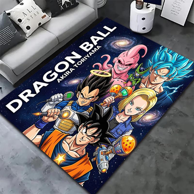 Ковер Dragon Ball Heroes для гостиной, спальни, дома, украшение для дивана, нескользящий коврик для игр детей
