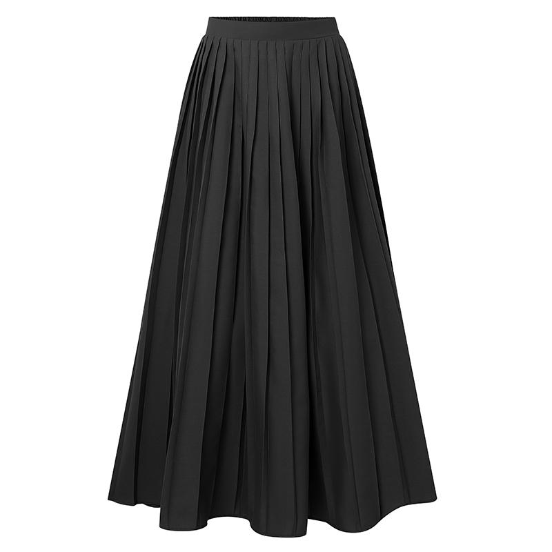 ZANZEA Женские повседневные свободные длинные юбки с эластичной резинкой на талии