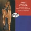 CD GIUSEPPE VERDI - THE KING'S COLLEGE - Quattro Pezzi Sacri / Четыре священных P 4254802 Argo 1990 UK & Europ Классическая б/у