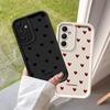 Phone Cover Case for Samsung Galaxy A56 A34 A15 A16 A23 A26 A32 A12 A13 A53 A54 A51 A73 A71 A72 A35 A36 Fashion Love Heart
