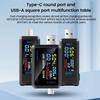 Многофункциональный USB Type-C вольтметр амперметр зарядное устройство емкость мобильный быстрый тестер мощность цифровой дисплей зарядка 20 Вт X8W6