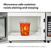 OXO Twist Stack and Freezer for Food Storage and Meal with Containers, 2-Piece Set, 592ml, Microwave, Dishwasher, Safe, Prep, Gaskets, Stackable.