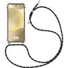 Protective Case - BOOLING - for Samsung Galaxy S24 - Shockproof - Adjustable Cord - Transparent Silicone