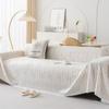 Ice Silk White Sofa Cover Mat Throw Blankets Living Room Couple Position Summer Camping Picnic Line Blanket Cover