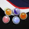 1/5Pcs Golf Ball Marker Round Cap Clip Mark with Level Function Magnetic Golf