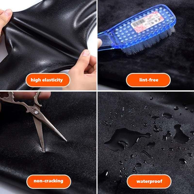 Женские штаны из ПУ кожи для зимы, облегающие и теплые