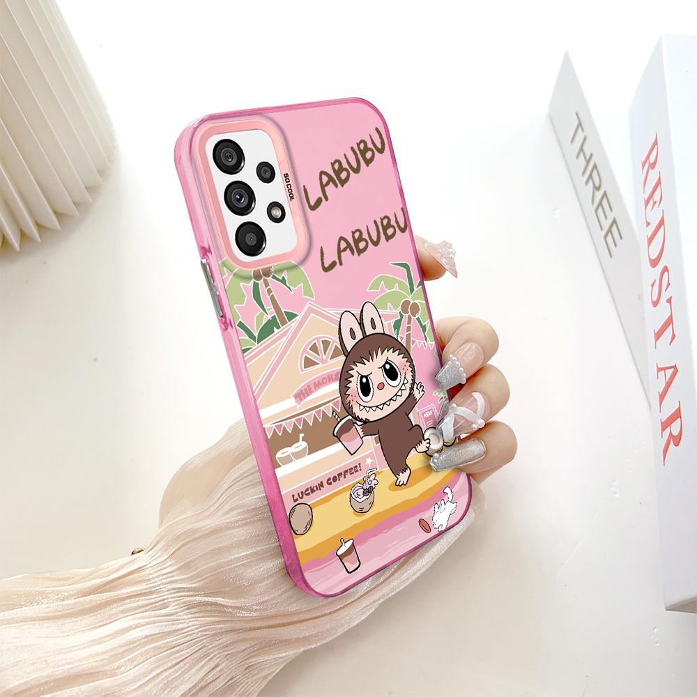 Окрашенный узор, цветной серебристый, двухсторонний, жесткий, противоударный чехол для телефона Samsung