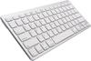 Audiophile Wireless Bluetooth Keyboard, Slim, White, English Layout, iOS, Android, Mac, Windows
