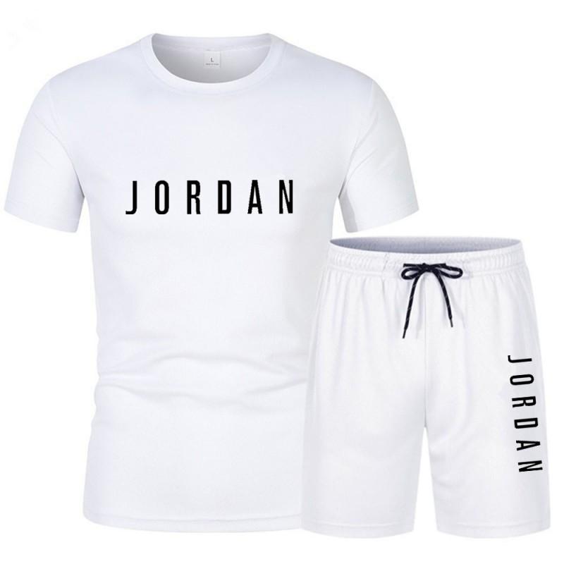Mens Casual Shorts Set Breathable Mesh Cotton T-Shirt Sportswear Teens Adults
