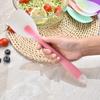 Пищевой силиконовый шпатель-ложка, термостойкая кулинарная ложка, гибкая антипригарная лопатка для выпечки, перемешивание, зачерпывание, смешивание салата