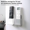 Органайзер для пульта дистанционного управления для гостиной, ванной комнаты, кухни, настенное крепление, держатель для пульта управления с отверстием для зарядки, для отеля
