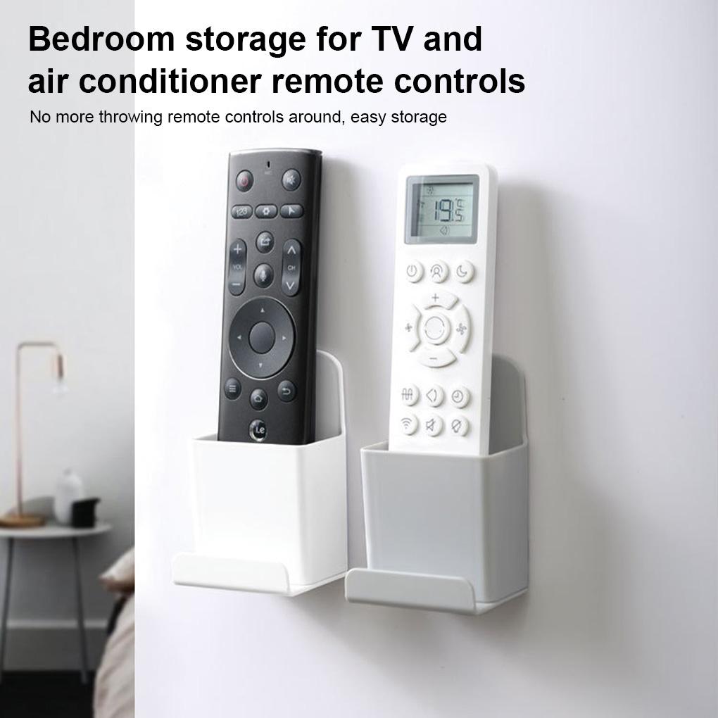Органайзер для пульта дистанционного управления для гостиной, ванной комнаты, кухни, настенное крепление, держатель для пульта управления с отверстием для зарядки, для отеля